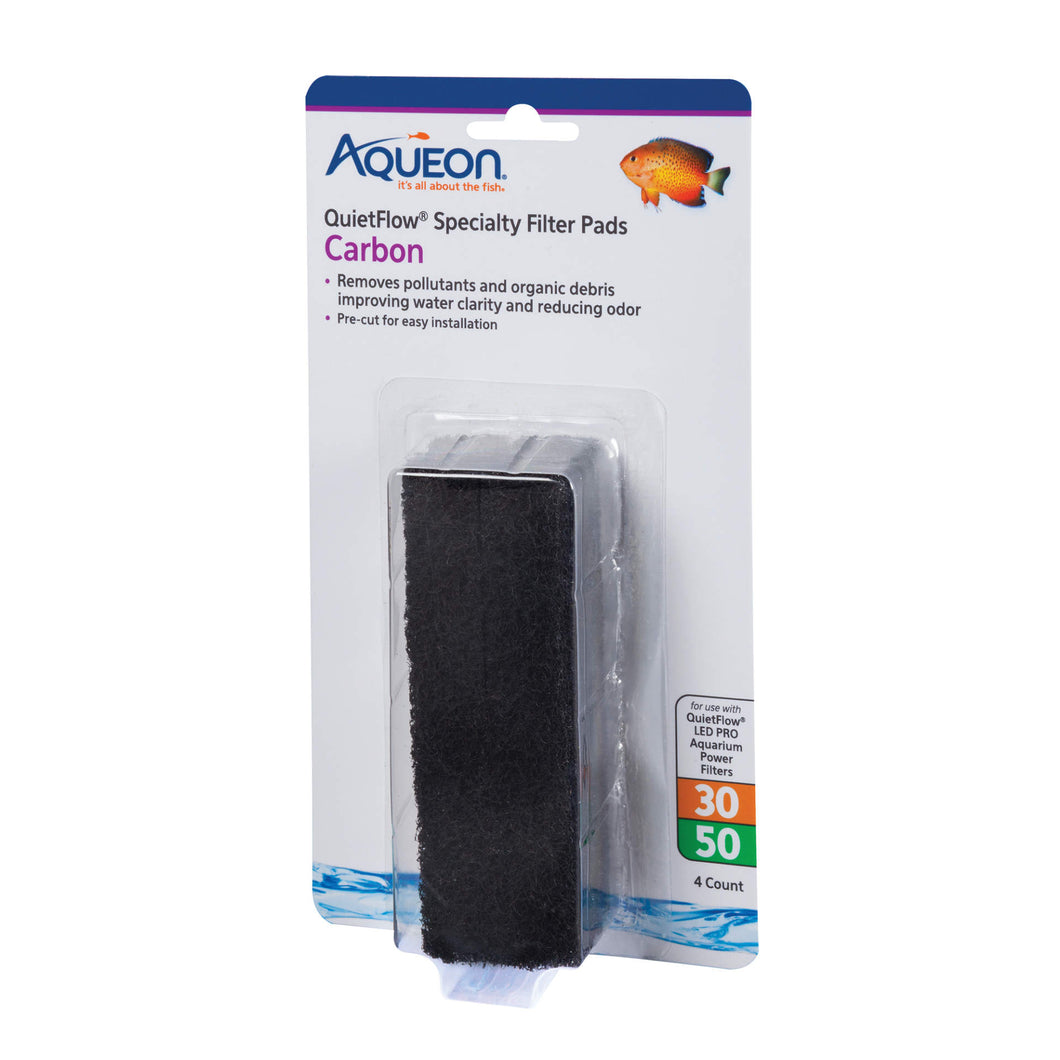 Aqueon QuietFlow 30/50 Specialty Filter Pad Carbon