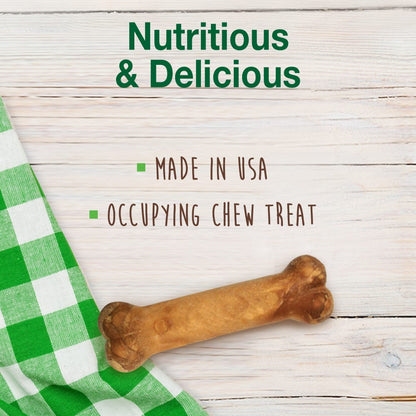 Nylabone Healthy Edibles All-Natural Long Lasting Roast Beef Dog Chew Treats Regular Size