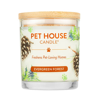 Pet House Evergreen Forest Plant-Based Soy Wax Candle 9 oz