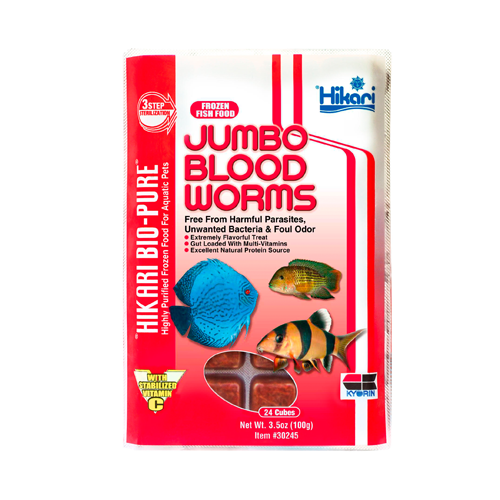 Hikari Frozen Jumbo Blood Worms