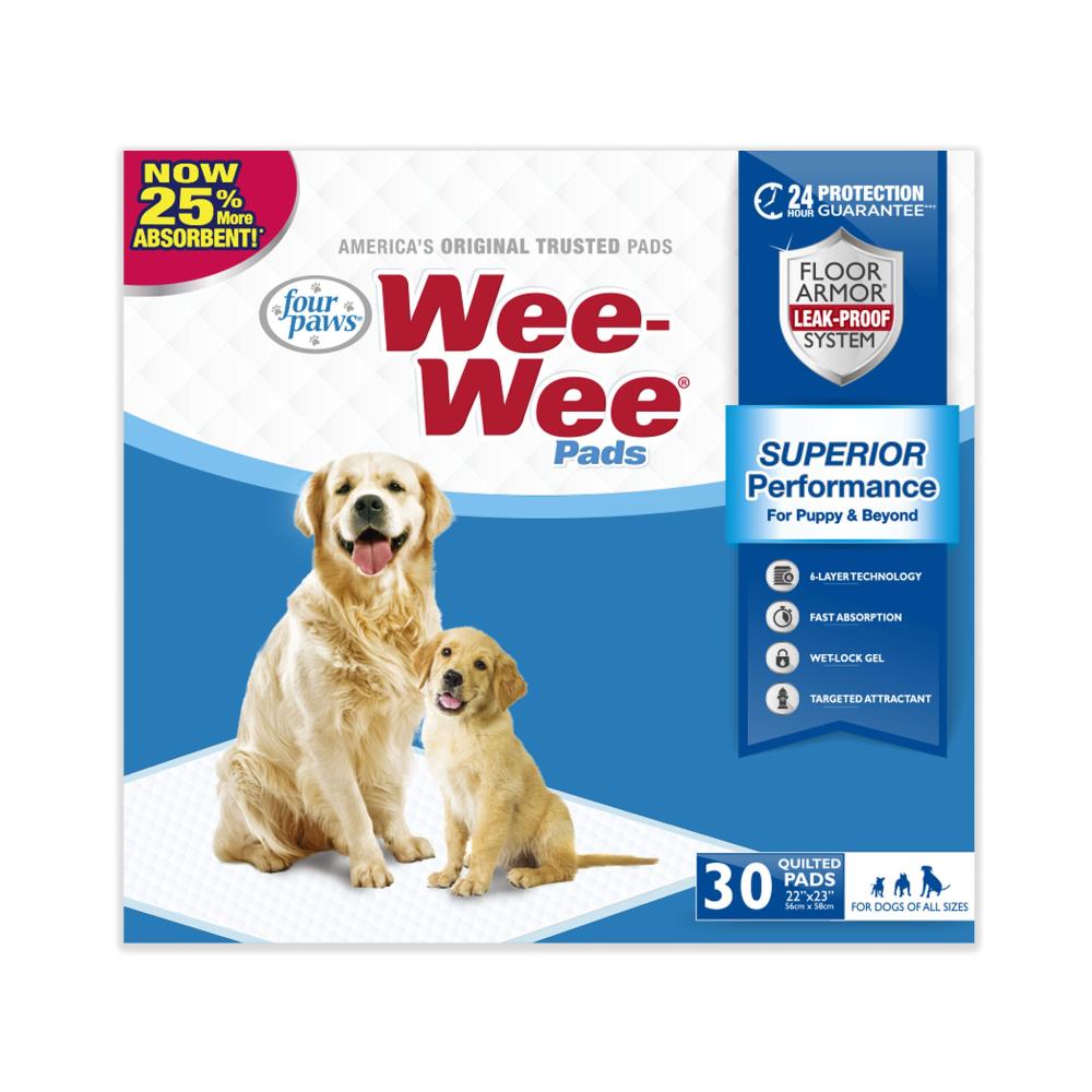 Four Paws Wee-Wee Superior Performance Standard Dog Pee Pads