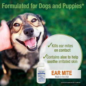 Four Paws Healthy Promise Aloe Ear Mite Treatment for Dogs