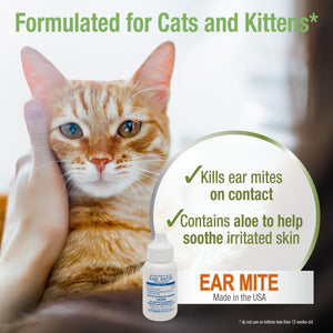 Four Paws Healthy Promise Aleo Ear Mite Treatment for Cats