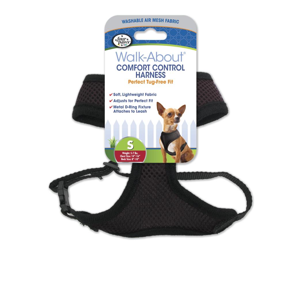 Four Paws Comfort Control Harness for Dogs, Assorted Colors & Sizes