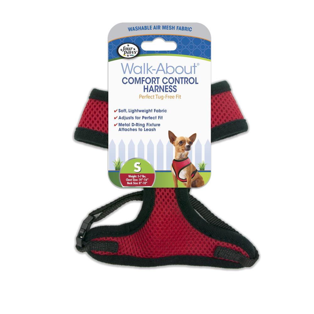 Four Paws Comfort Control Harness for Dogs, Assorted Colors & Sizes