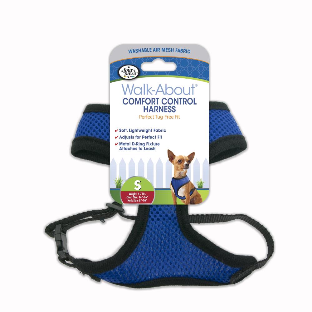 Four Paws Comfort Control Harness for Dogs, Assorted Colors & Sizes