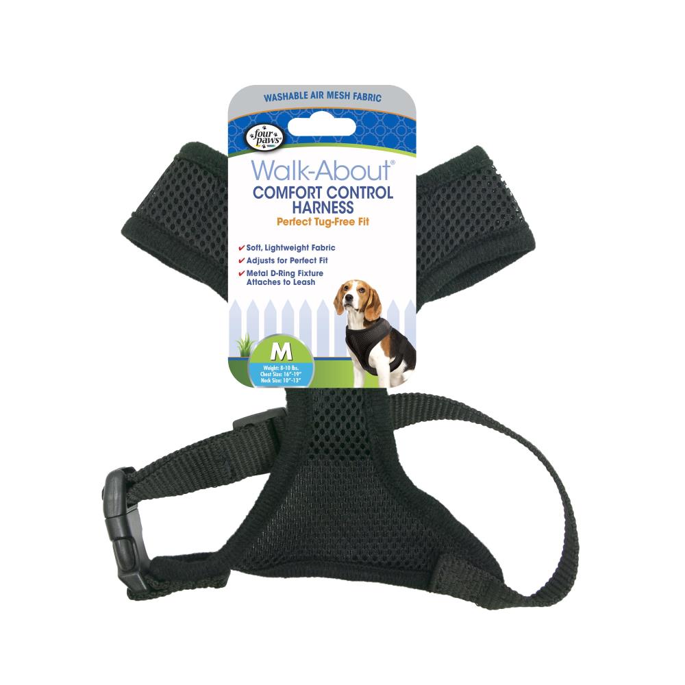 Four Paws Comfort Control Harness for Dogs, Assorted Colors & Sizes