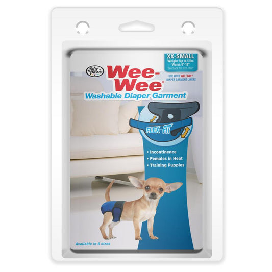 Four Paws Wee-Wee Washable Diaper Garments, XX-Small