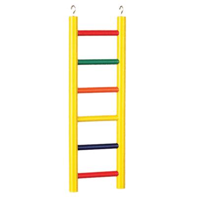 Prevue 6-Rung Multi-Color Wood Bird Ladder
