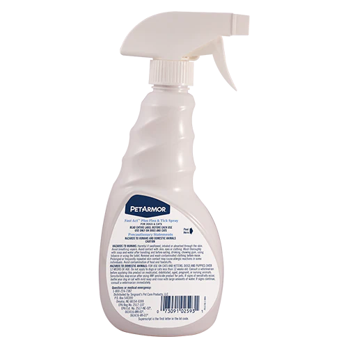 PetArmor® Fastact™ Plus Flea & Tick Spray for Dog & Cat 16oz