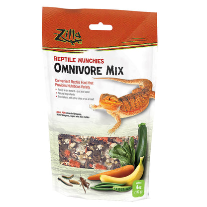 Zilla Reptile Munchies Omnivore Mix Lizard Food