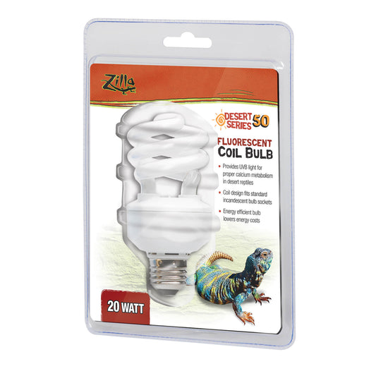 Zilla Desert Fluorescent UVB/UVA Bulb 20 Watt