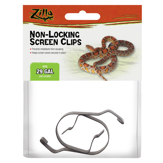 Zilla Non-Locking Screen Clips 5-29 Gallon