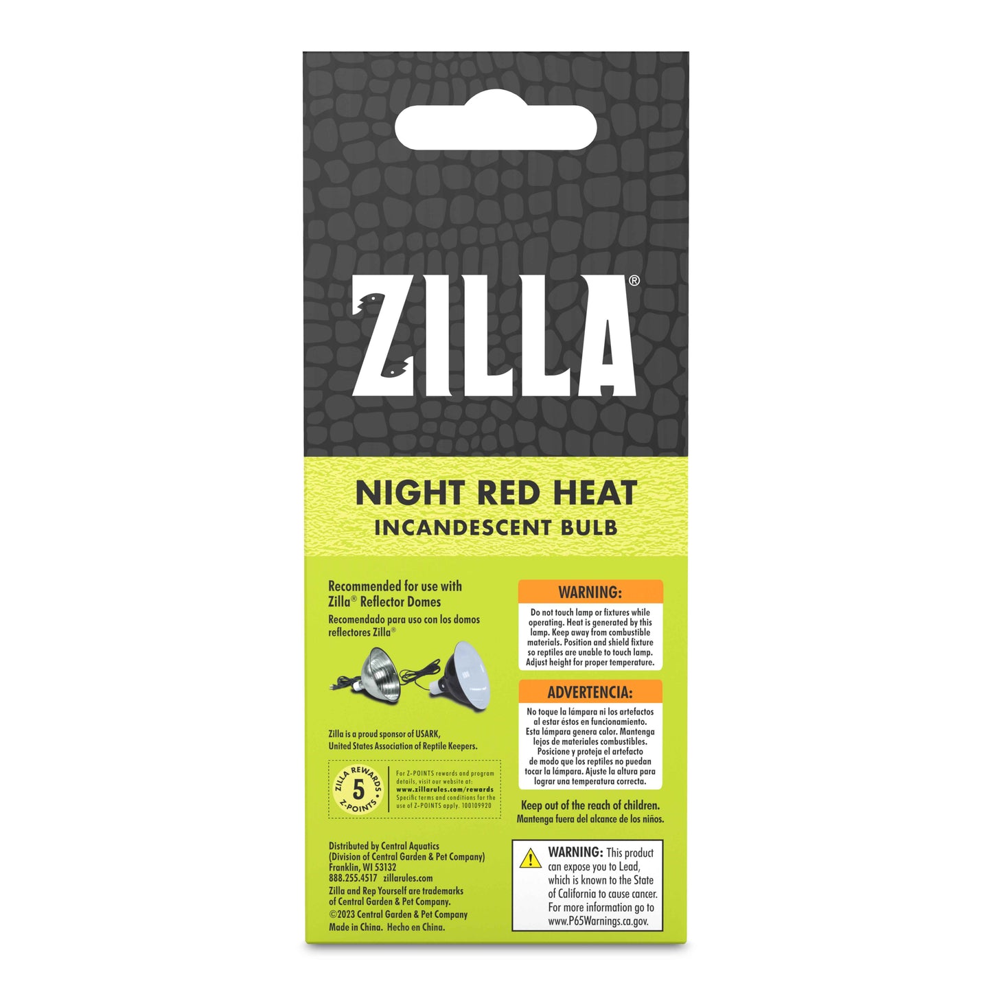 Zilla Night Red Heat Incandescent Bulb