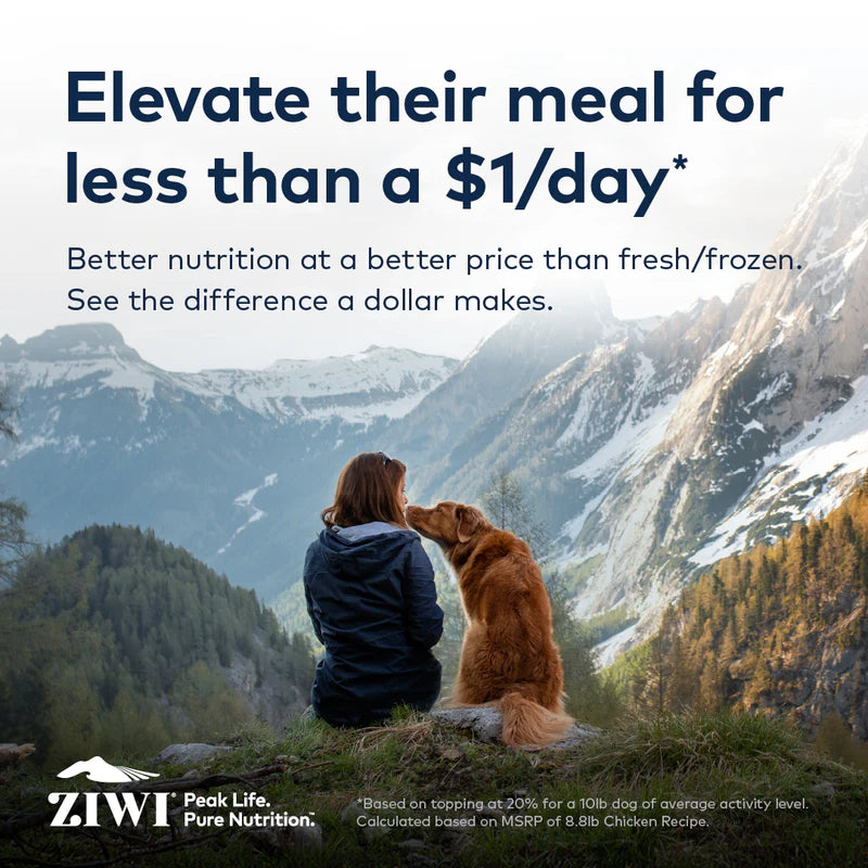ZIWI Peak Lamb Grain-Free Air-Dried Dog Food, 2.2lb