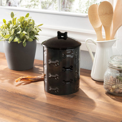 Manor Black Treat Jar