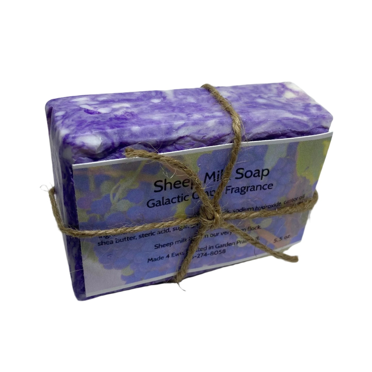 Made 4 Ewe Sheep Milk Soap, Galactic Grape 5.5 oz