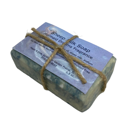 Made 4 Ewe Sheep Milk Soap, Mermaid Dreams 5.5 oz