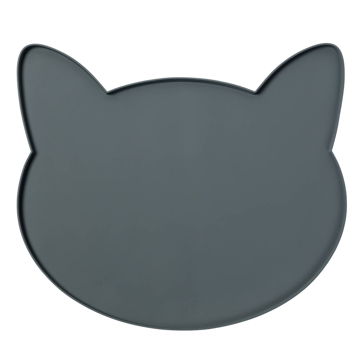 Oscar Silicone Cat Placemat: Navy Blue