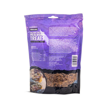 Fluker's Grub Bag Calcium Fortified Mealworm Treats, 3.75 oz