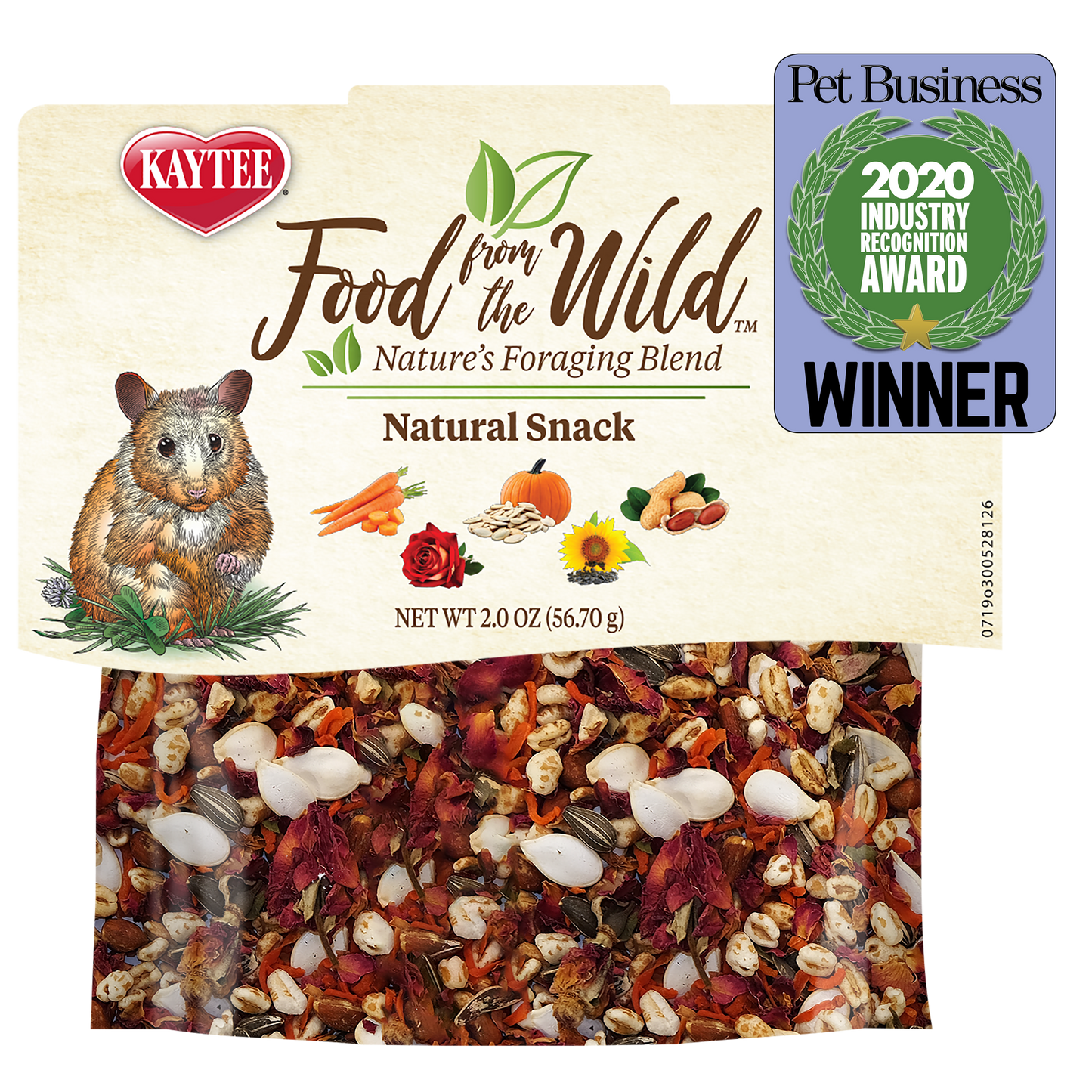 Kaytee Food from the Wild Natural Snack Hamster & Gerbil Treats