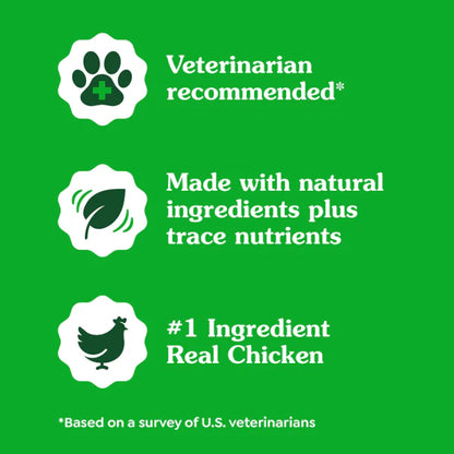 Greenies Pill Pockets Canine Real Chicken Flavor Dog Treats Capsule Size, 30 Count
