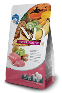 Farmina N&D Tropical Selection Pork, Spelt, Oats, & Tropical Fruits Recipe Adult Medium & Maxi