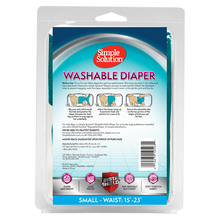 Load image into Gallery viewer, Simple Solution Washable Female Dog Diaper, Small
