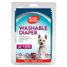 Load image into Gallery viewer, Simple Solution Washable Female Dog Diaper, Small
