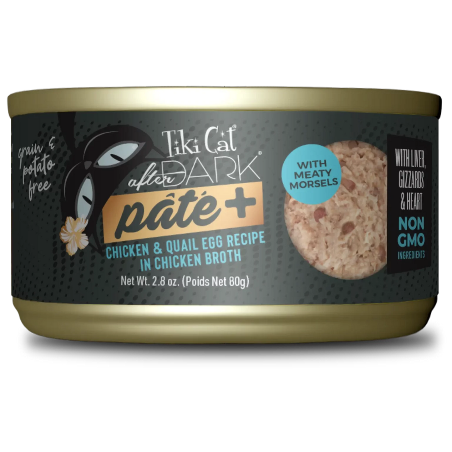 Tiki Cat After Dark Pate Chicken & Quail Egg Recipe