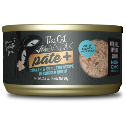 Tiki Cat After Dark Pate Chicken & Quail Egg Recipe