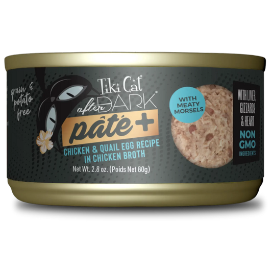 Tiki Cat After Dark Pate Chicken & Quail Egg Recipe