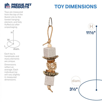 Prevue Naturals Lava Cruncher Bird Toy