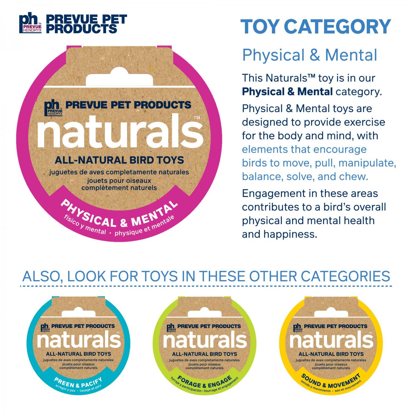 Prevue Naturals Lava Cruncher Bird Toy