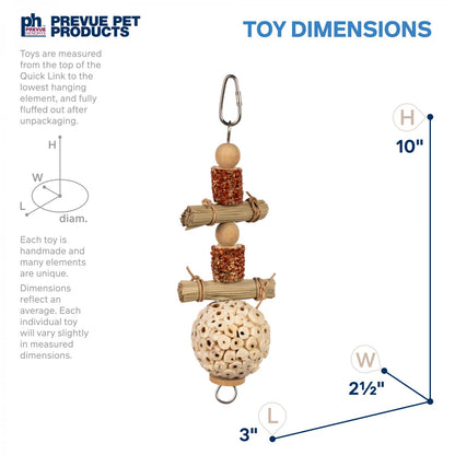 Prevue Lunchin' Logs Bird Toy