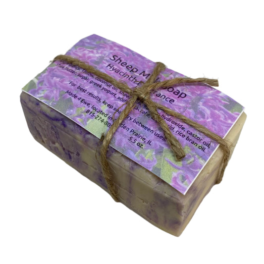Made 4 Ewe Sheep Milk Soap, Hyacinth 5.5 oz