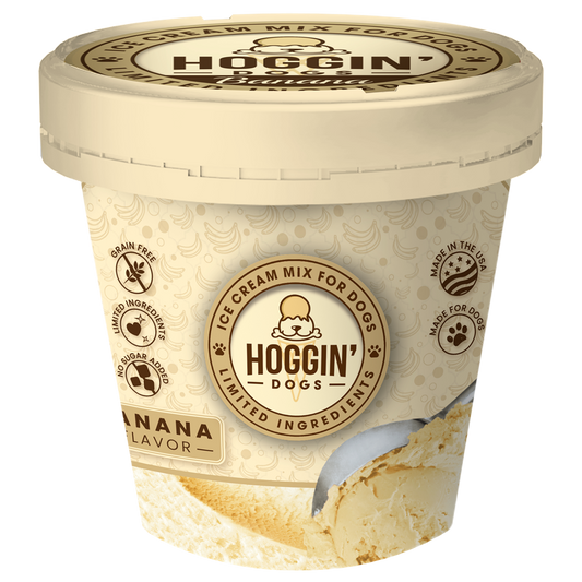 Hoggin' Dogs Banana Ice Cream Mix for Dogs 4.65 oz