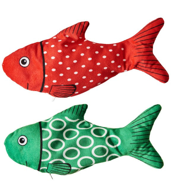 SPOT 11.5″ Holiday Flippin’ Assorted Fish Catnip Toy