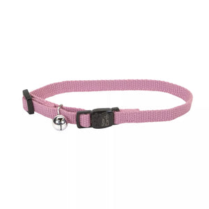 New Earth Soy Adjustable Breakaway Cat Collar, Rose