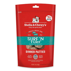 Stella & Chewy's Surf 'N Turf Freeze-Dried Raw Patties