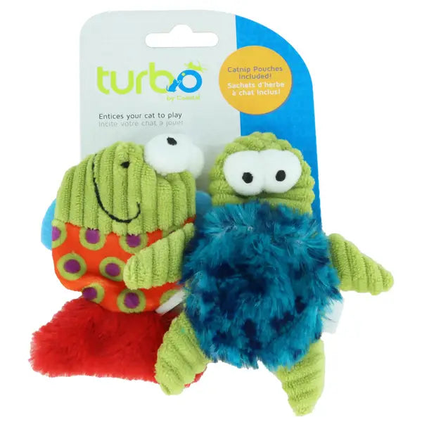 Turbo by Coastal Whimsy Fish & Turtle Cat Toy