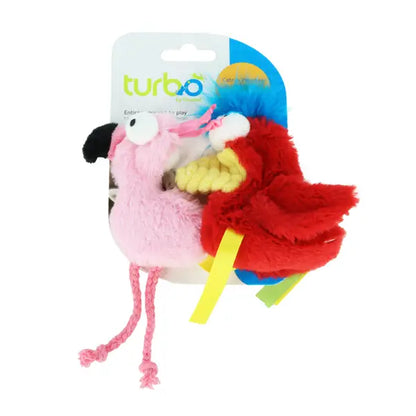 Turbo by Coastal Whimsy Tropical Birds Cat Toy