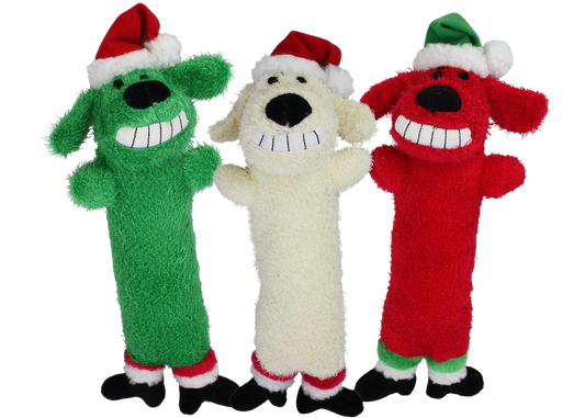 Multipet Loofa Santa Dog Toy 12"