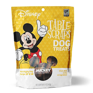 Disney Table Scraps Mickey & Friends Hot Diggity Dog Recipe Jerky Dog Treats 5 oz. Bag