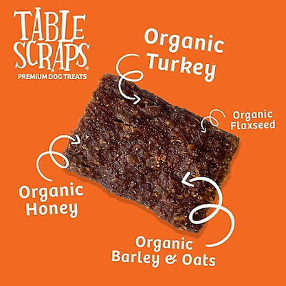 Disney Table Scraps Winnie the Pooh Organic Honey Roasted Turkey Recipe Jerky Dog Treats 5 oz. Bag