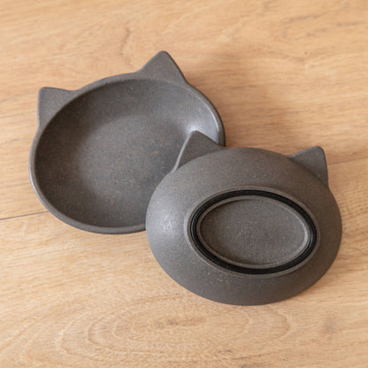 Nico Bamboo Cat Bowl: Pink