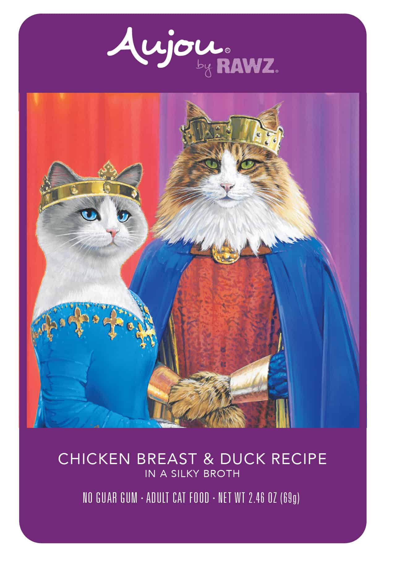 RAWZ Aujou Chicken Breast & Duck Recipe Cat Food