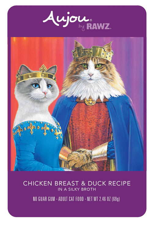 RAWZ Aujou Chicken Breast & Duck Recipe Cat Food