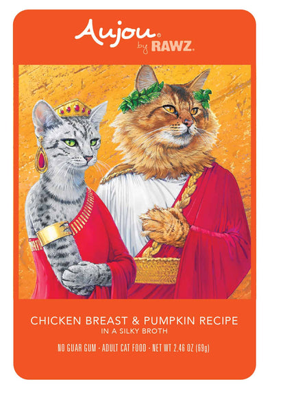 RAWZ Aujou Chicken Breast & Pumpkin Cat Food Recipe