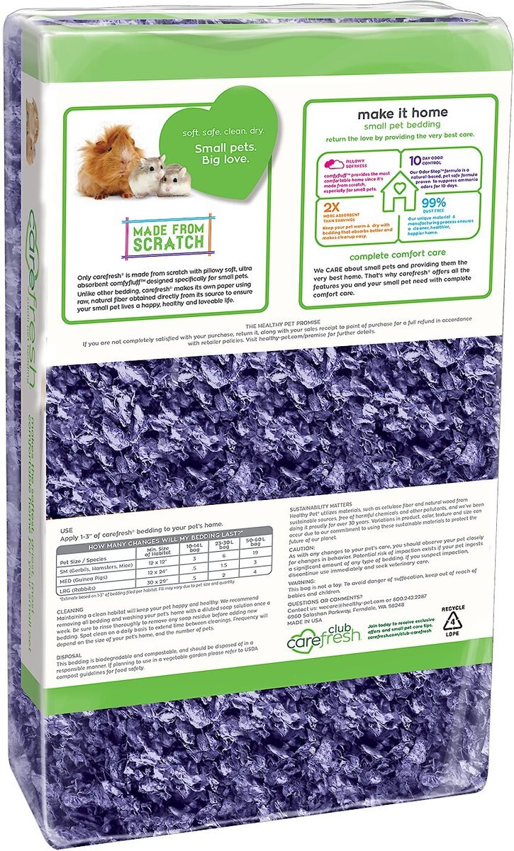 Carefresh® Small Pet Paper Bedding Purple